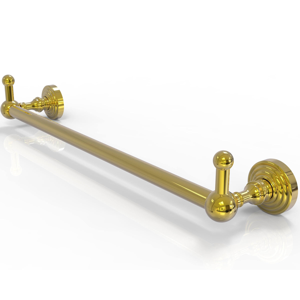 18-inch Towel Bar with Integrated Hooks - Brushed Bronze X26586