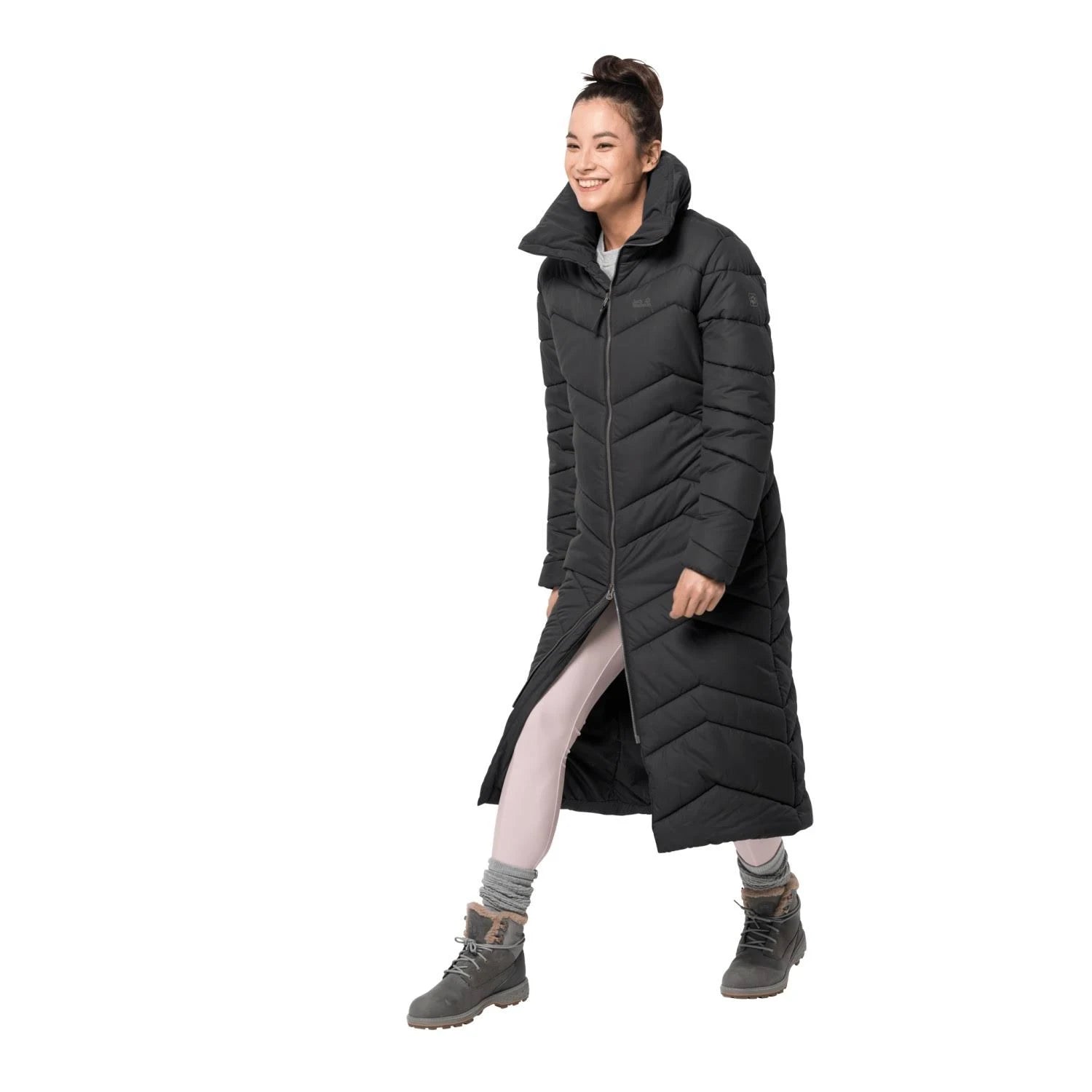 Black XL Long Coat L26724