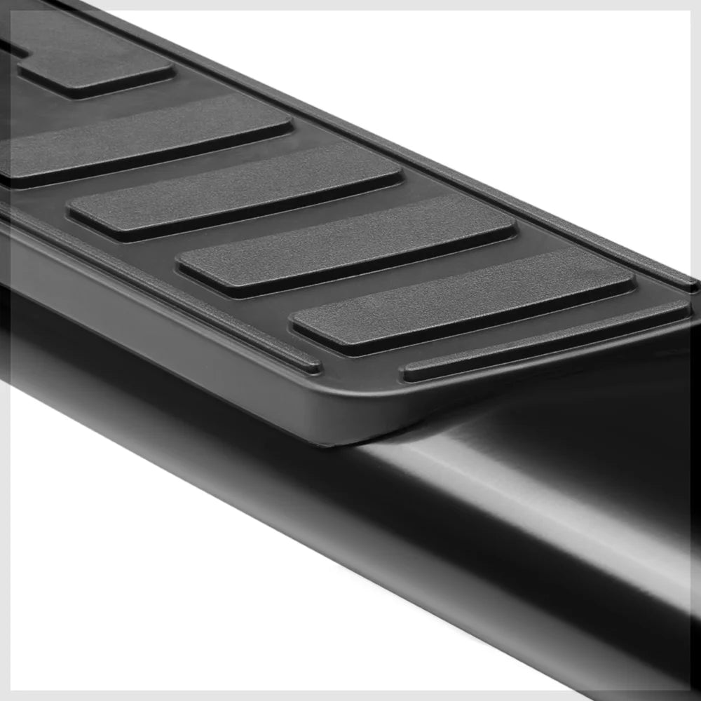Black 5" Oval Side Step Nerf Bar Running Board R91913