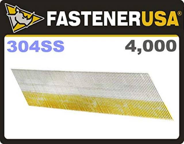 2-1/2x22 15 Gauge 304 Stainless Steel Angle Finish Nails N918829
