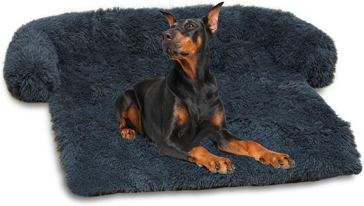 Grey Extra Large Plush Dog Bed E98104