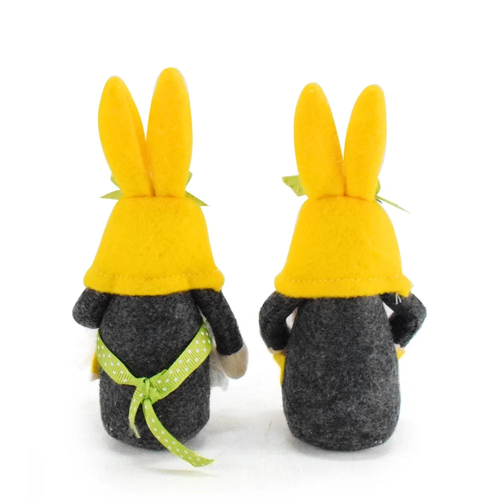 2 Pack Handmade Plush Gnome Decor J4443