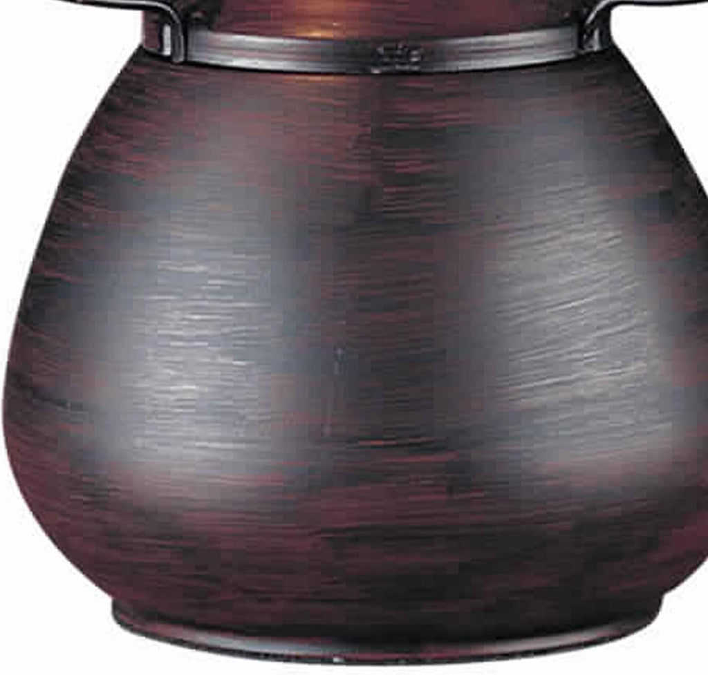 Bronze Metal Table Lamp with Mica Shade D357486