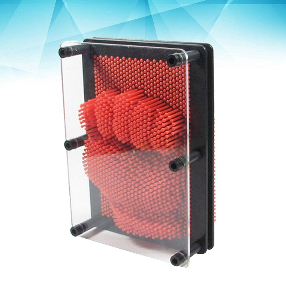 Red Large 3-Dimensional Pin Art Board J386