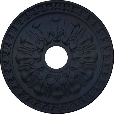 18x22OD x 3 1/2x22ID x 1 3/8x22P Hand-Painted Ceiling Medallion I9893
