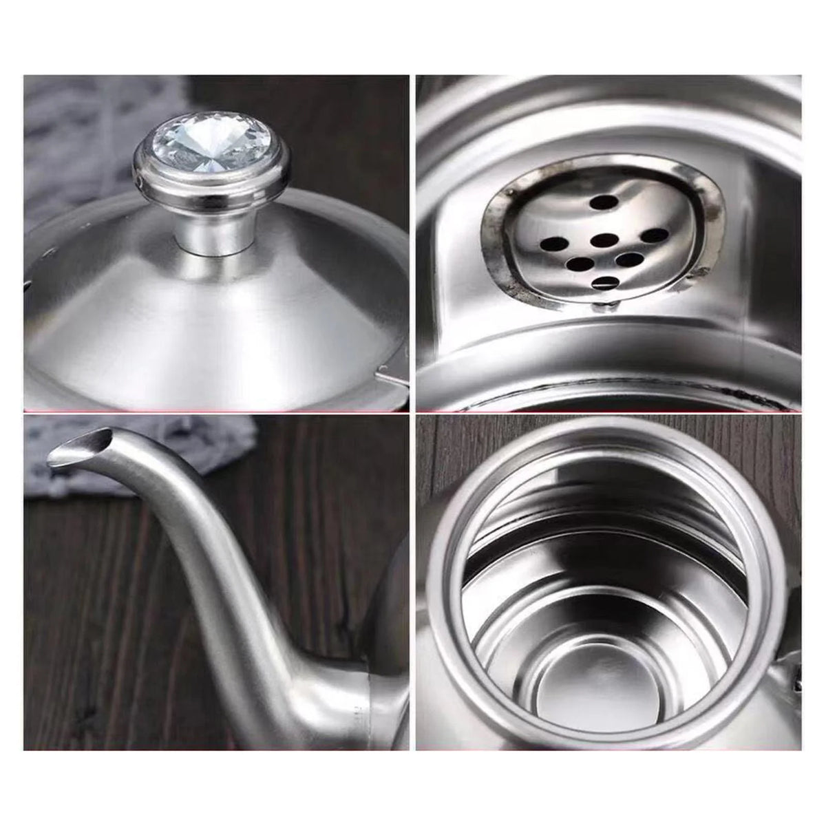 Stainless Stovetop Tea Kettle .5L X343
