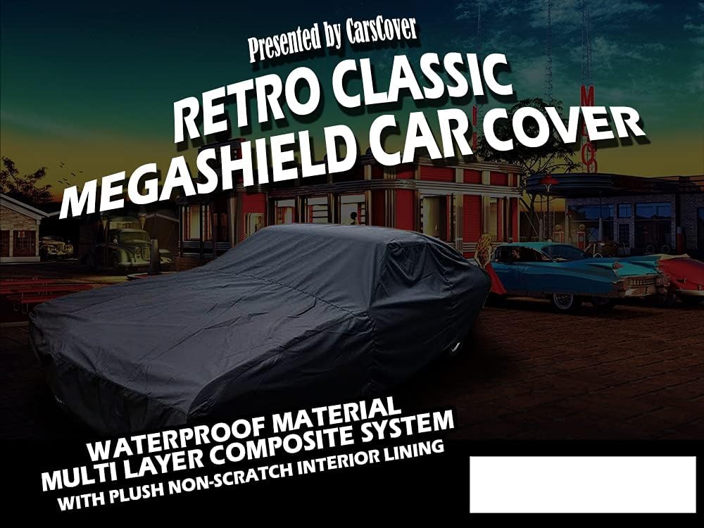 Retro Classic Car Cover Heavy Duty All Weatherproof Waterproof Full Auto Vehicle Covers F413