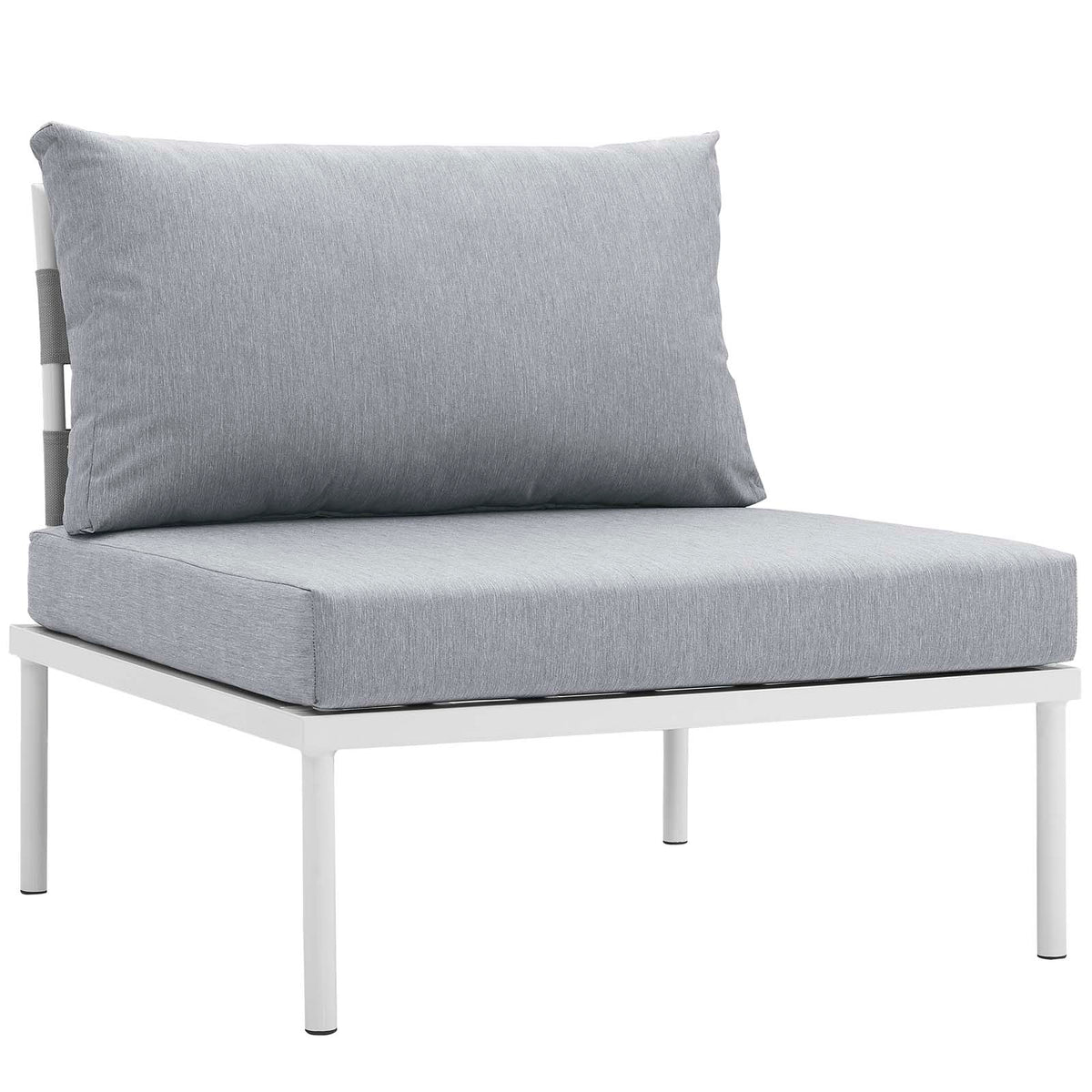 7 Piece Outdoor Patio Aluminum Sectional Sofa Set N565