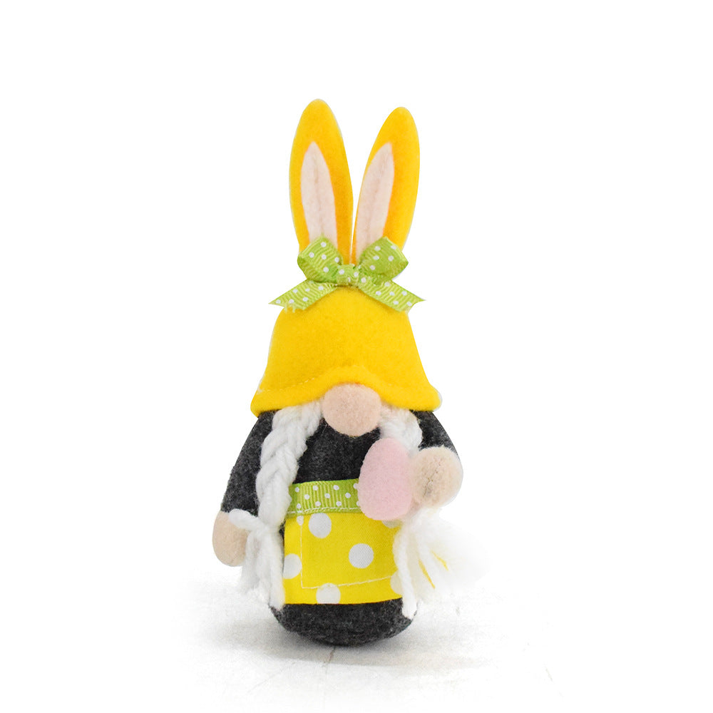 2 Pack Handmade Plush Gnome Decor J4443