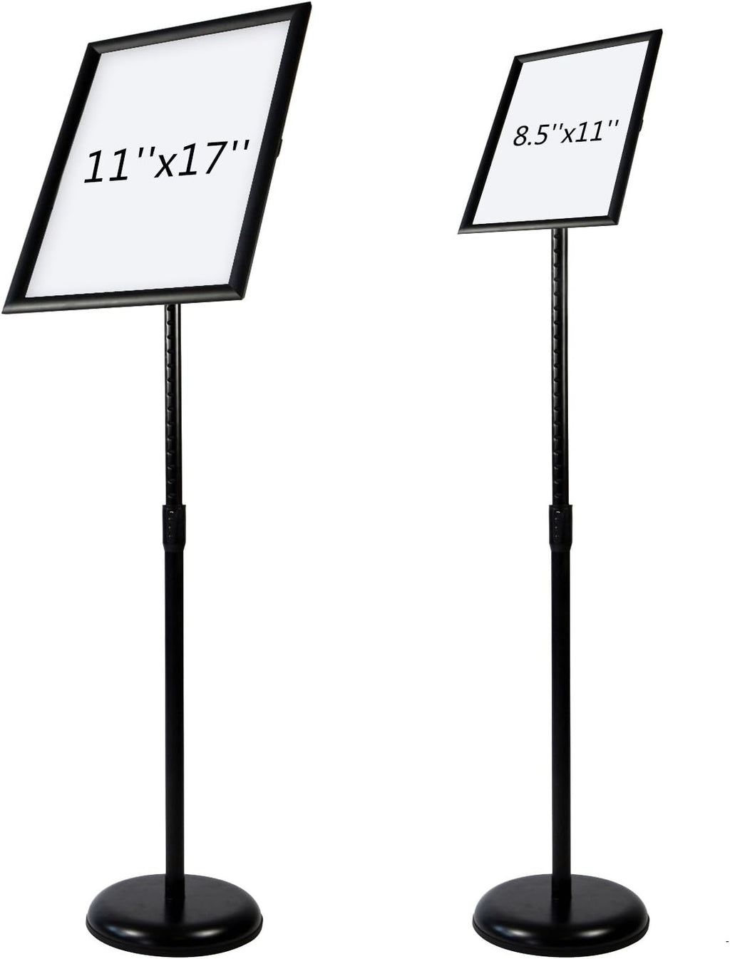 Black Aluminum Snap Open Frame Sign Poster Stand V1286