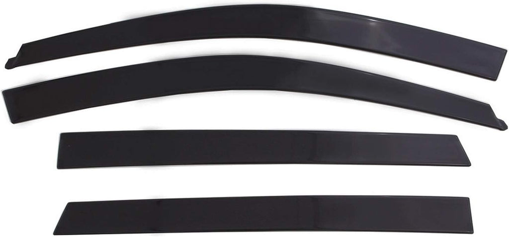 4-Piece In-Channel Side Window Deflector for Dodge 1500 Crew Cab J1649