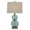 Blue Green Glass Table Lamp P766