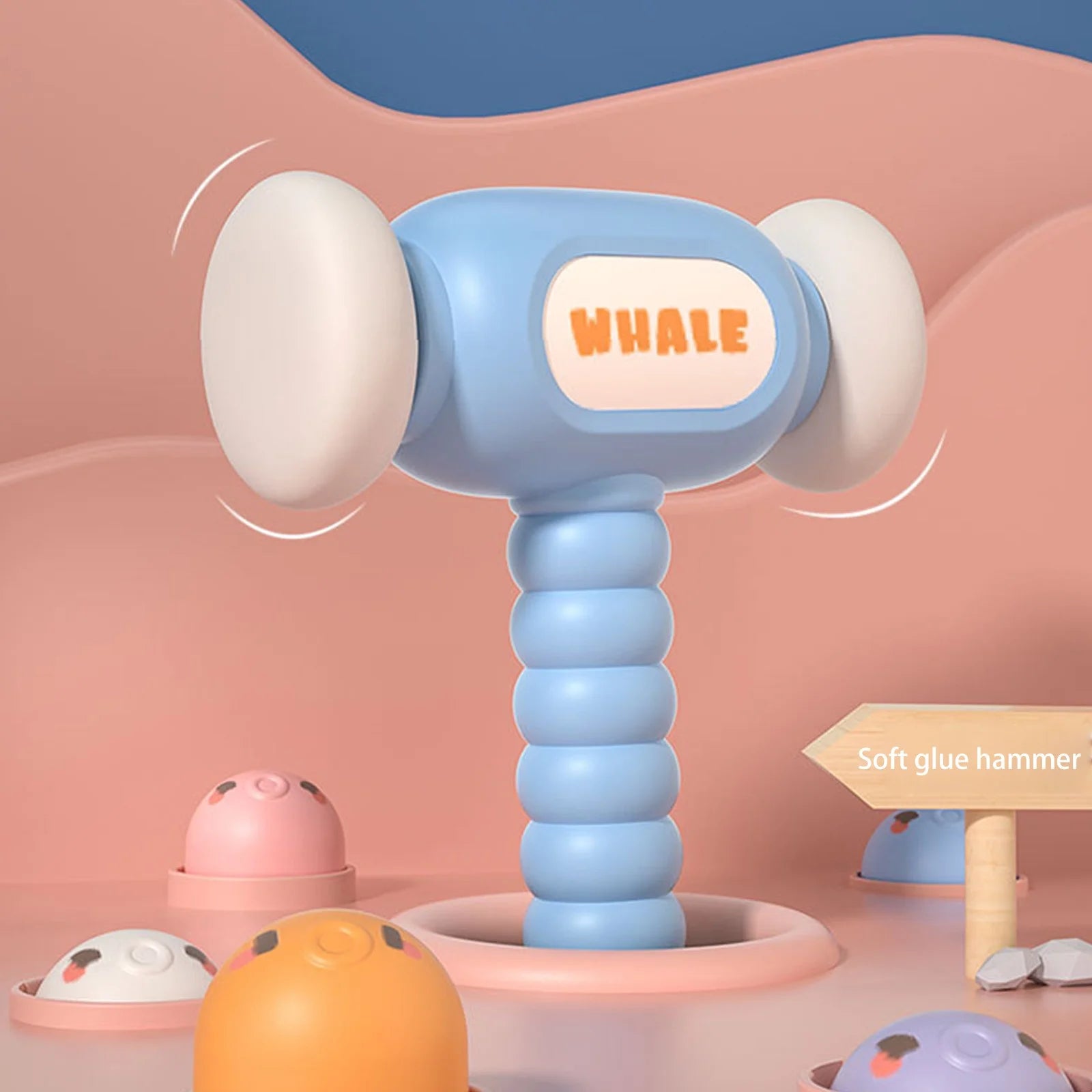 Whack Game Mole Toy with 2 Hammers D9798