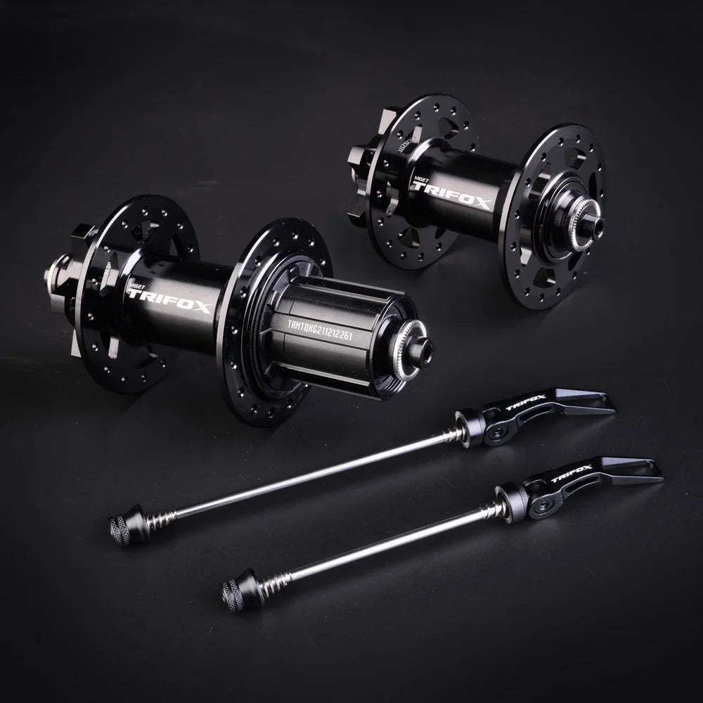 32 Holes 6-Bolt Disc Brake Front 2 Rear 4 Bearings Aluminum Alloy MTB Hubs W10012