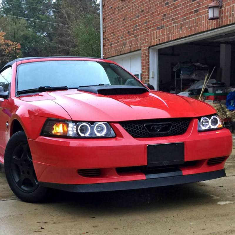 Black Halo Projector Headlights O7295