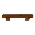 Espresso Rustic Distressed Finish Shelf E6449