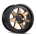 Matte Black 17x9 5x127 -6mm 78.1mm Wheel O4496