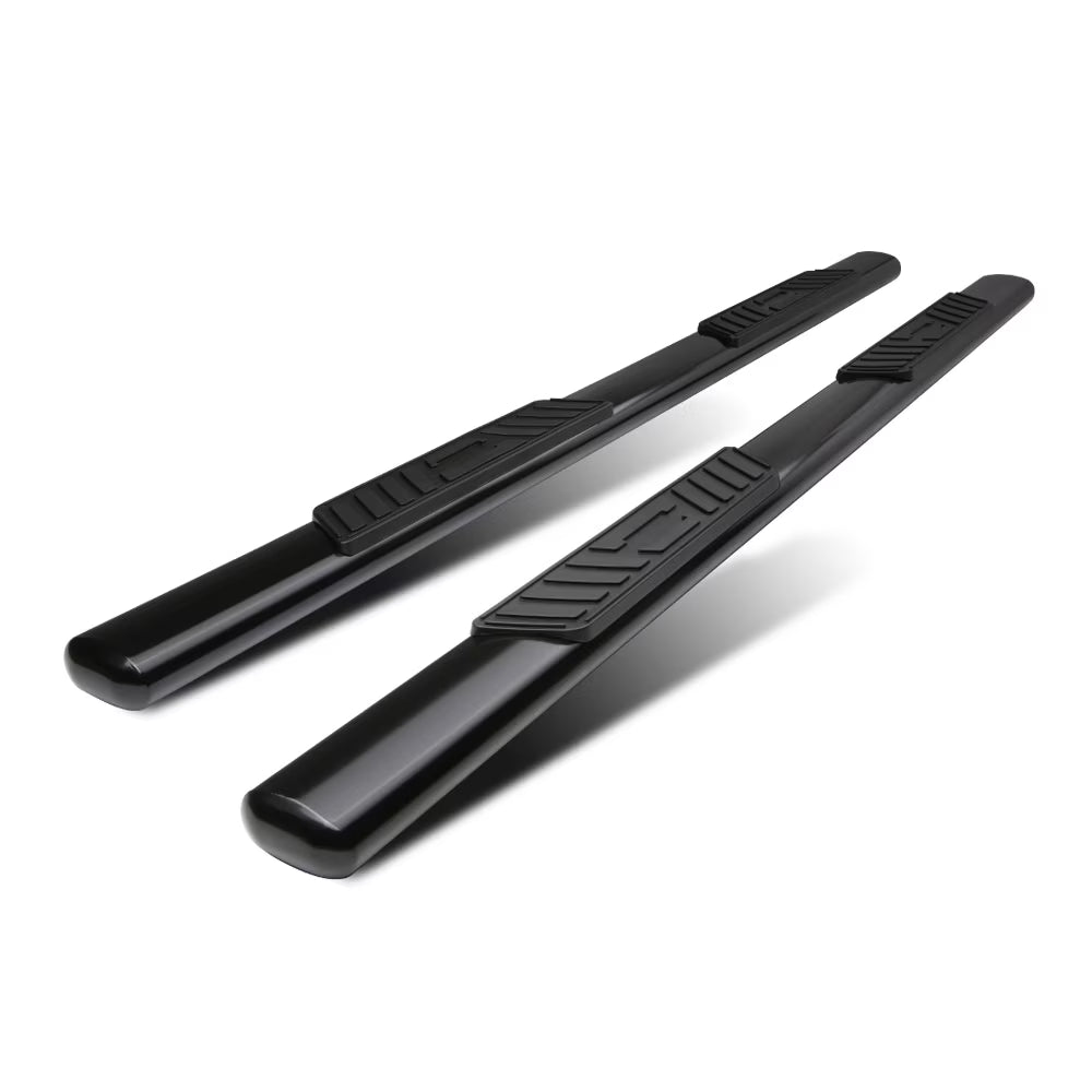 Black 5" Oval Side Step Nerf Bar Running Board R91913