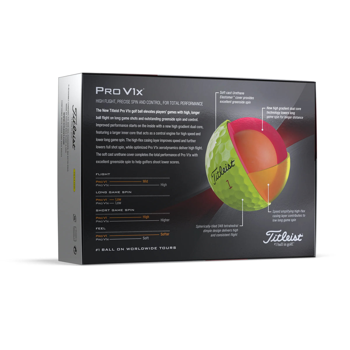 Yellow 12 Pack Golf Balls V723