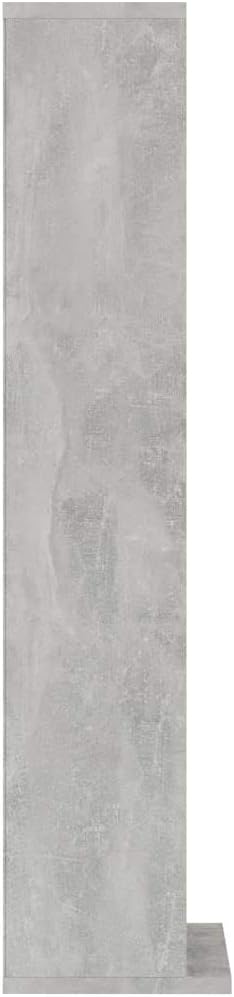 Concrete Gray Media Storage Tower Cabinet, Pack of 2 C9145