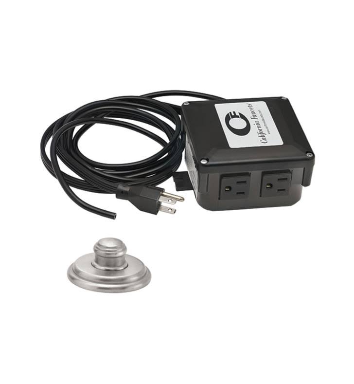 Satin Gold Air Activation Switch for Disposer T1163