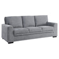 Dark Gray Chenille Fabric Sofa O8112