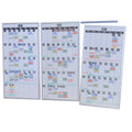 Magnetic Dry-Erase Whiteboard Planning Calendars Set of 3 A704