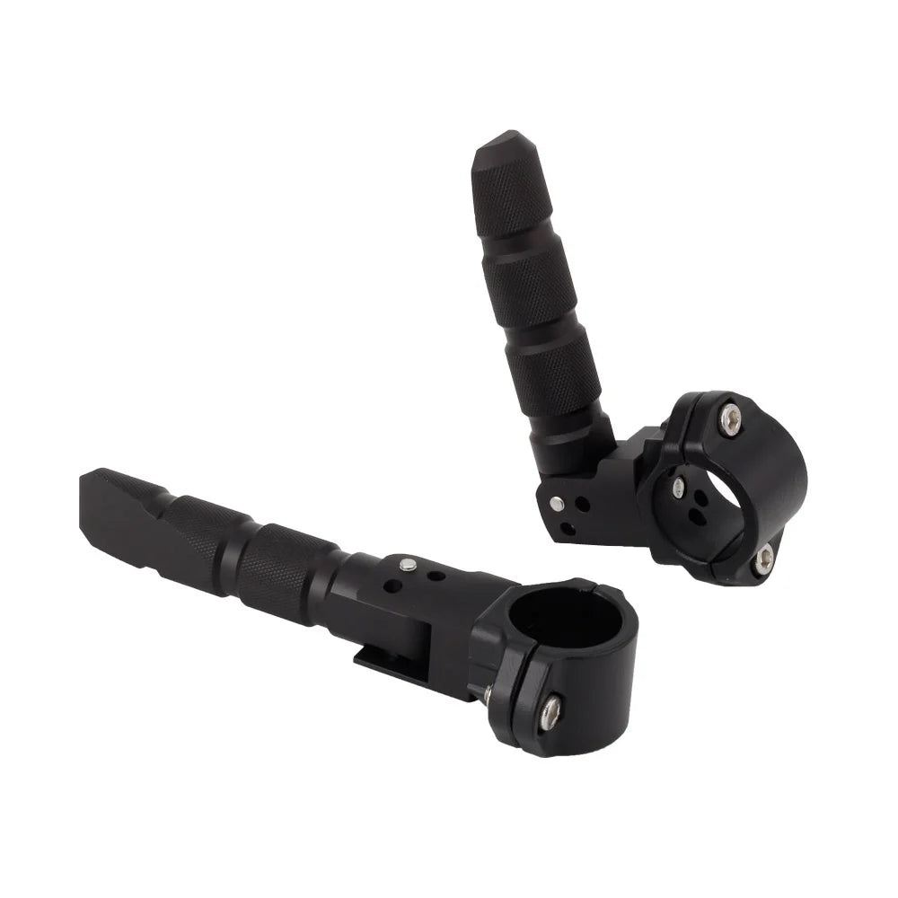 Universal Motorcycle 360 Rotatable Highway Crash Bar Foot Pegs L716