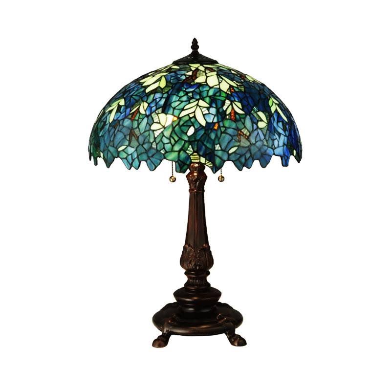Amber/Purple Pond Lily Accent Lamp T919405