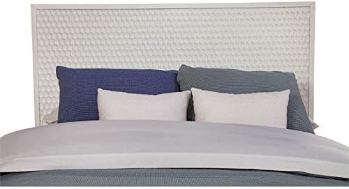 White Pearl California King Wood Headboard D602