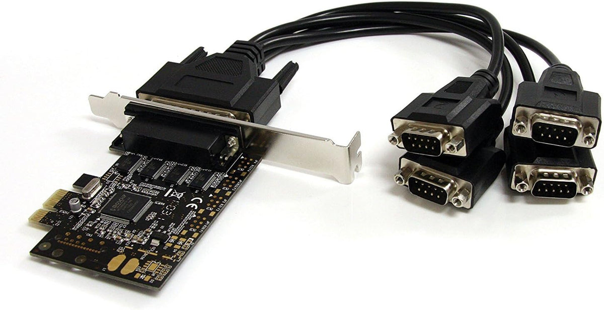 4 Port PCIe Serial Card RS232 with Cable I434608