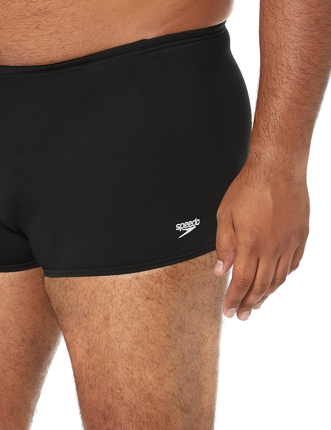 Speedo Black 38 Waist Swim Trunk N50313