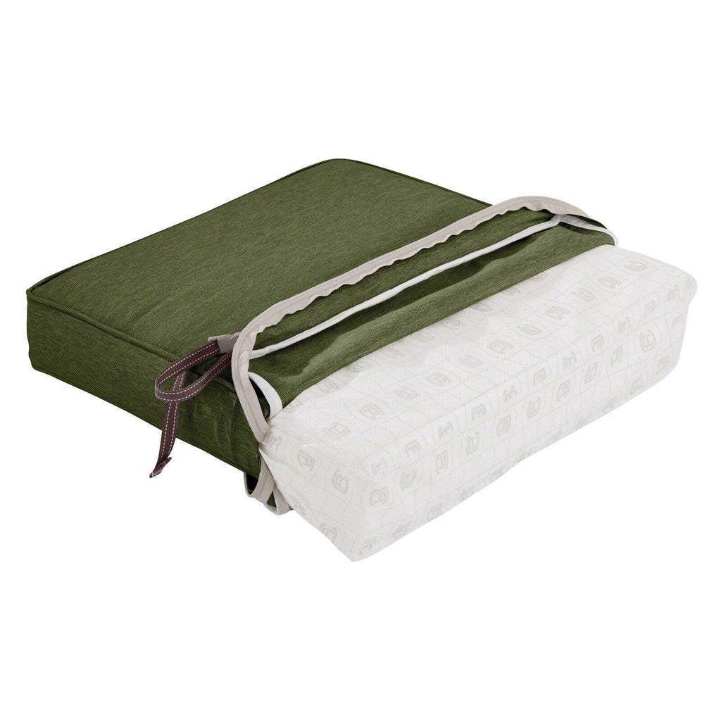 Heather Indigo Rectangle Bench Outdoor Seating Cushion O64307