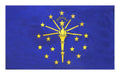 4ft. x 6ft. Indiana Flag with Side Pole Sleeve K413