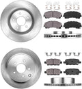 Premium Brake Rotors + Ceramic Pads + Hardware W503098