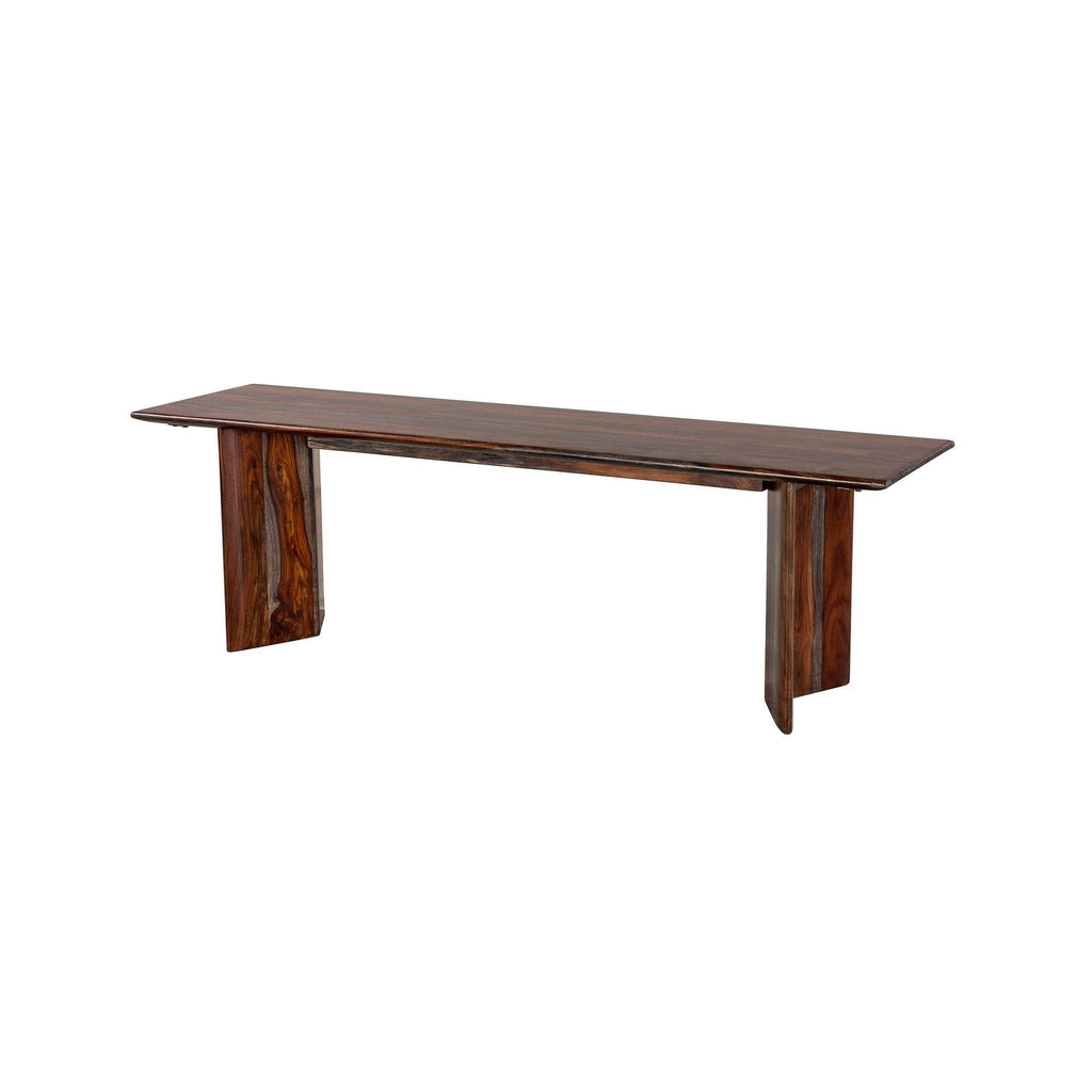 Solid Sheesham Wood Dining Bench W106099