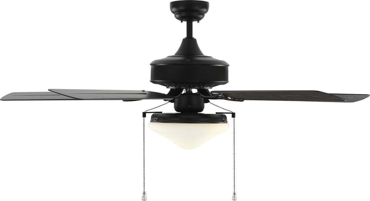 Matte Black Outdoor LED Ceiling Fan N82317