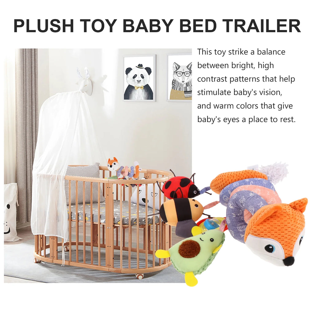 Fox Plush Stroller Crib Toy G243