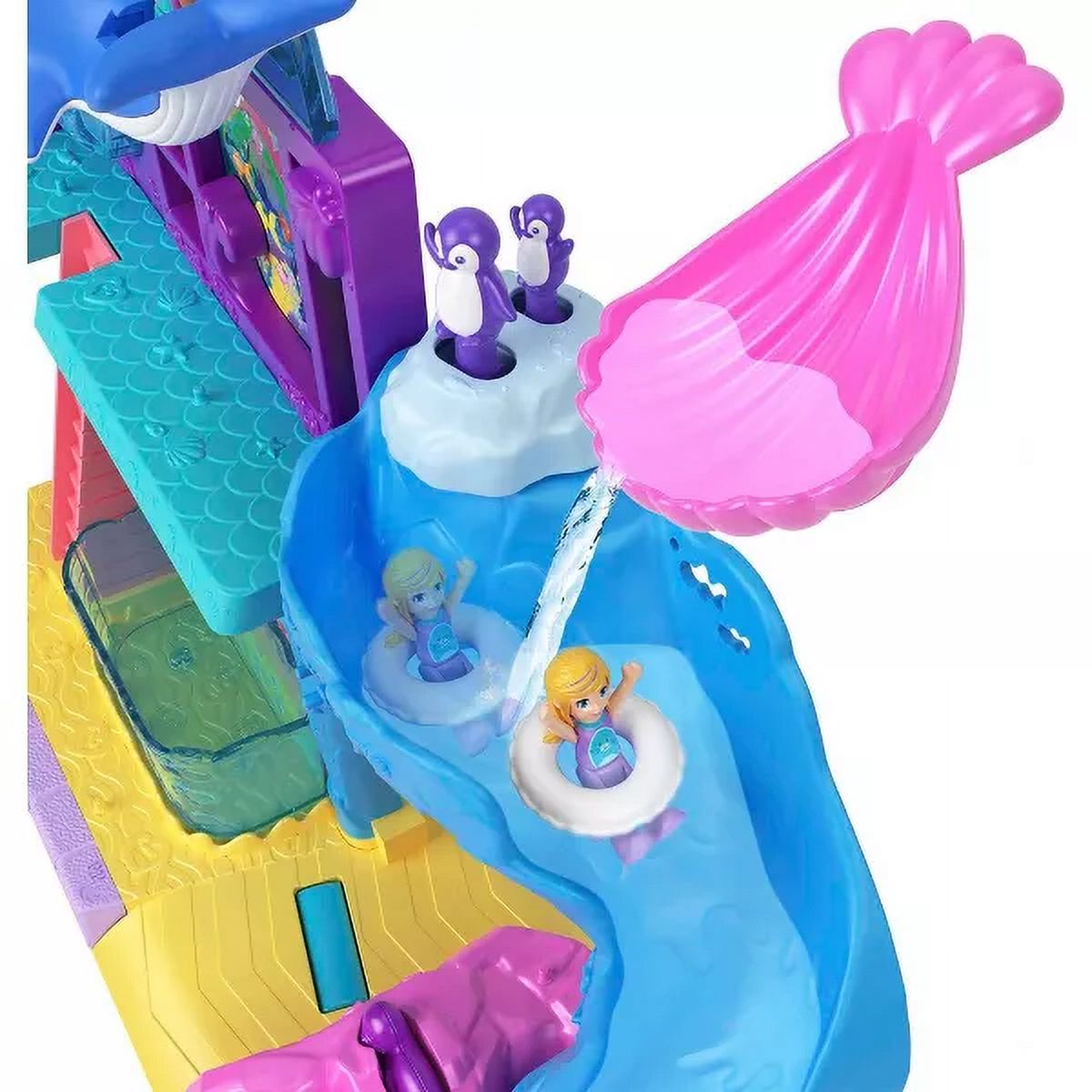 Polly Pocket Pollyville Aquarium Playset with 2 Dolls M756