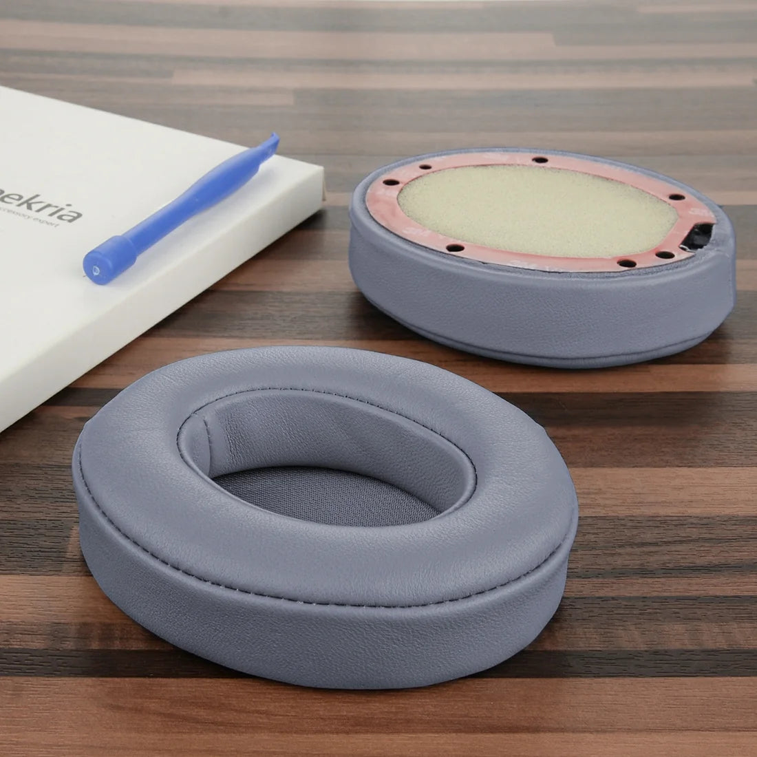 Grey Sheepskin Replacement Ear Pads for Headphones P6985