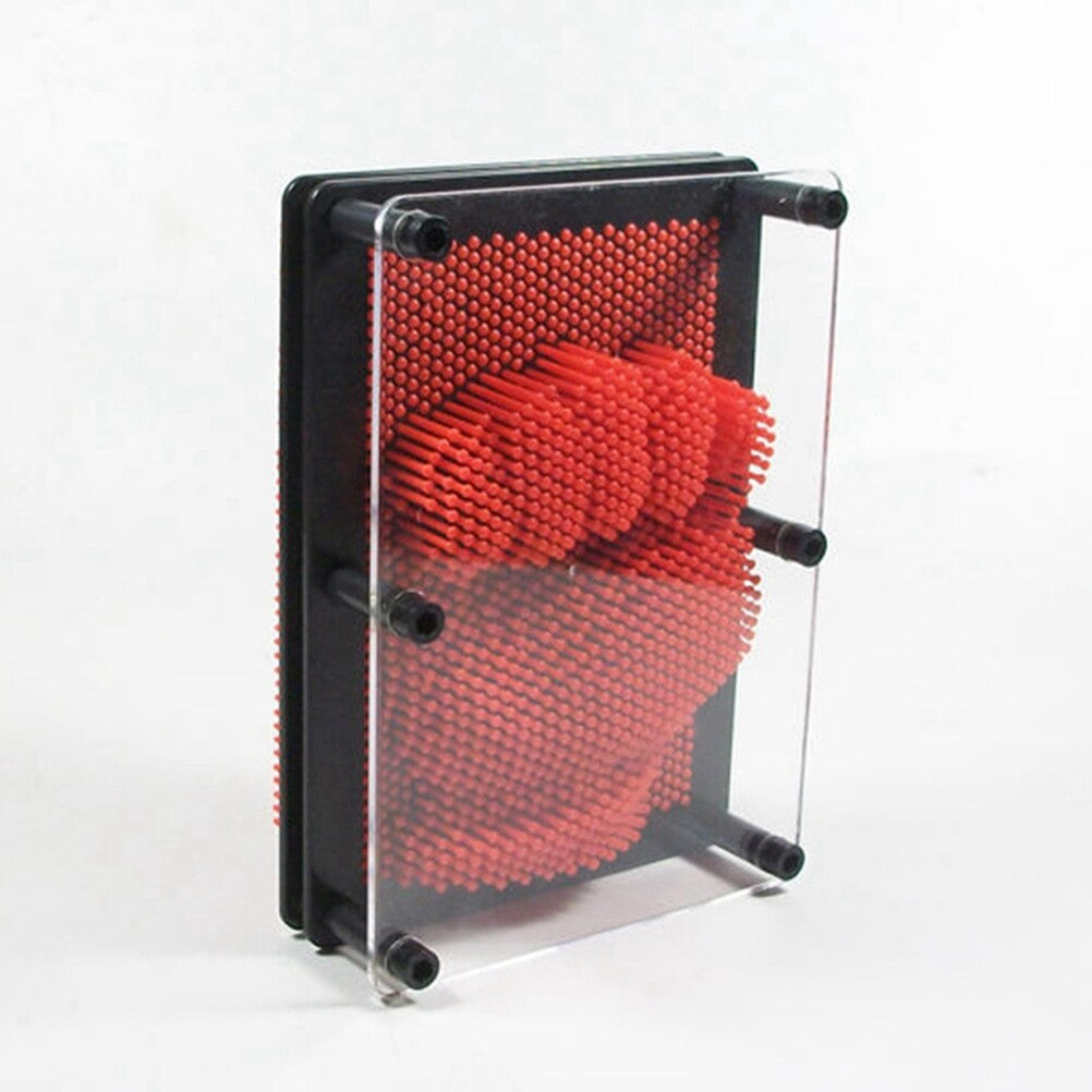 Red Large 3-Dimensional Pin Art Board J386