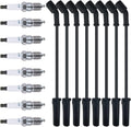 8Pcs Spark Plugs + 8Pcs Spark Plug Wires Set X89394