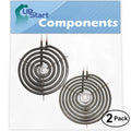 2-Pack 8 inch 6 Turns & 6 inch 5 Turns Surface Burner Elements M3757
