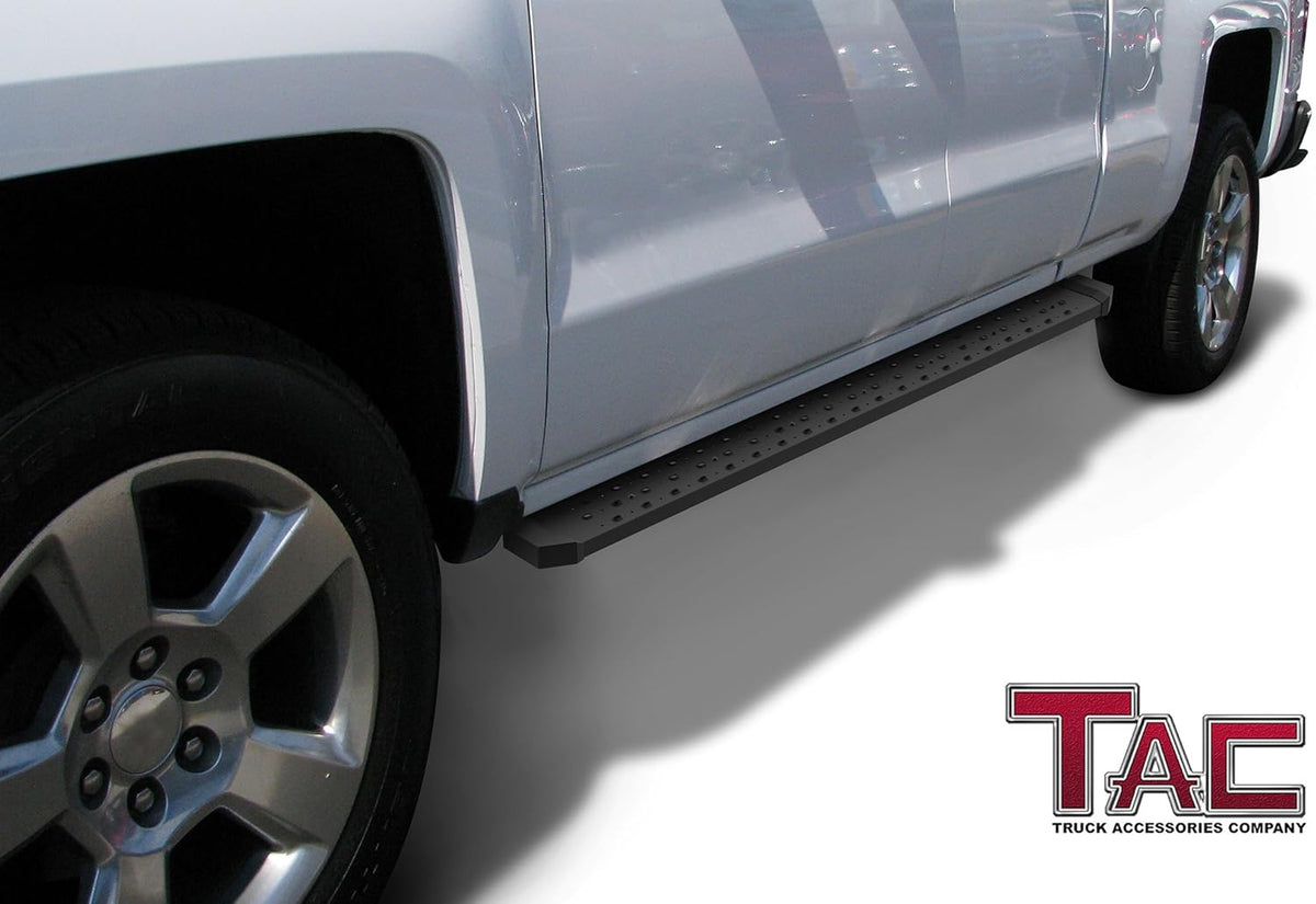 Black Rattler Steel Side Steps 2pcs B6499