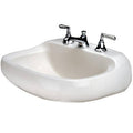 White 4x22 Center Wall Mount Lavatory T465269