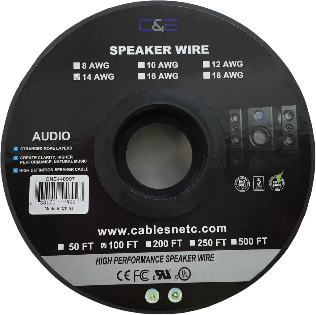 12AWG Oxygen-Free Copper Speaker Wire Cable H5003