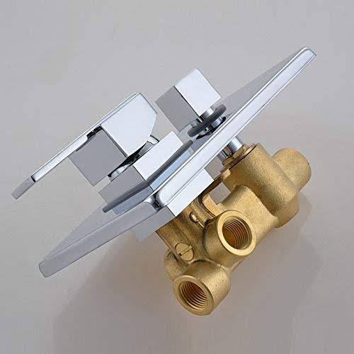 Rainfall LED Shower Set Double-Function Valve, Brass Handheld Shower Oil Rubbed Bronze F5070