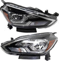 Halogen Headlight Set for Nissan Sentra 2016-2018 E340671