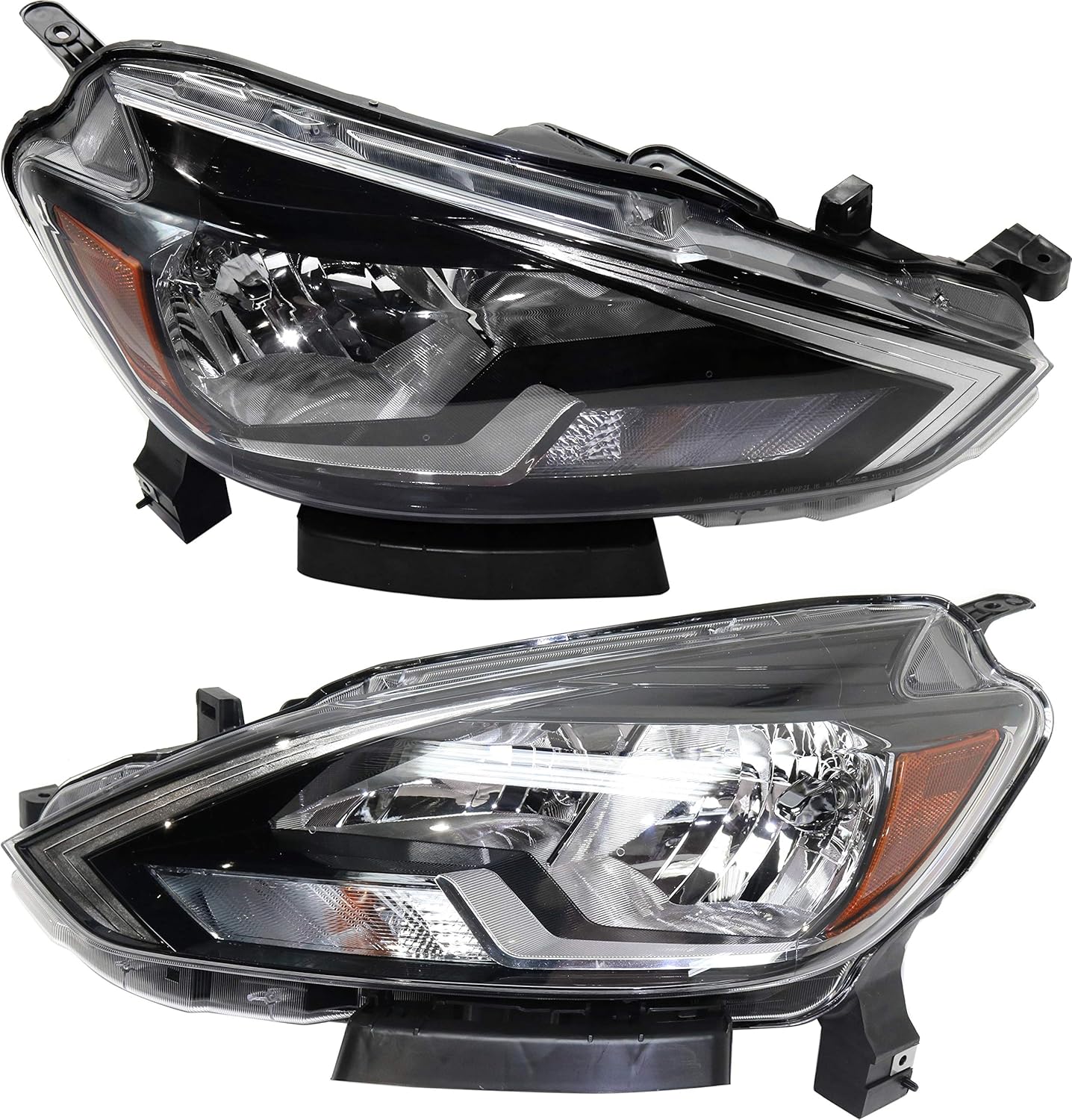 Halogen Headlight Set for Nissan Sentra 2016-2018 E340671