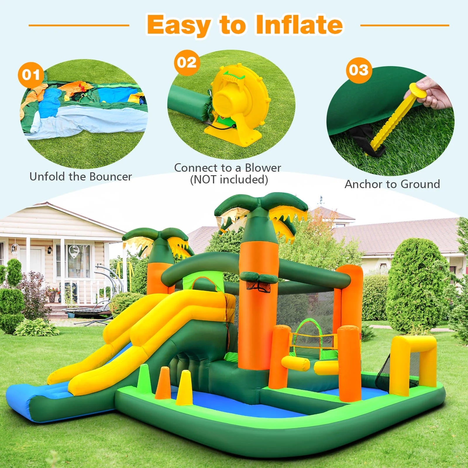 Inflatable Bounce Castle Jumping House M17297